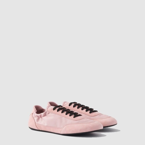 ❤프라다 여성 컬랩스 리나일론 스웨이드 스니커즈 - Prada Womens Collapsible Re-Nylon Suede Sneakers - prs6824x