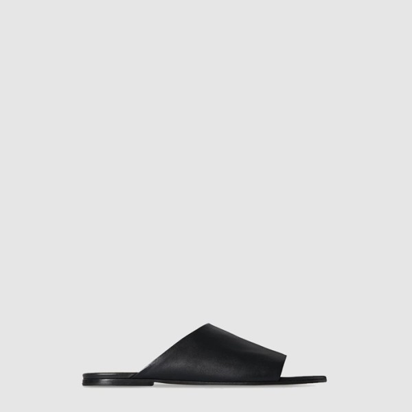 ❤더 로우 여성 Signum 가죽 슬리퍼 - The Row Womens Signum Leather Slippers - ths6830x