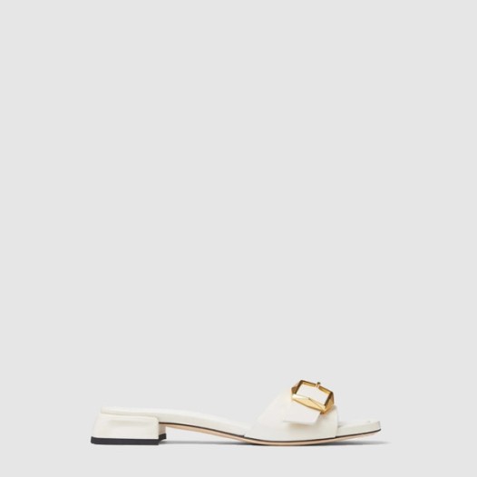 ❤지미추 여성 호크 뮬 플랫 - Jimmy Choo Womens Hawk Mule Flat - jis6847x