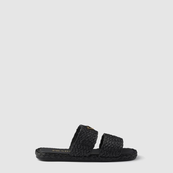 ❤프라다 여성 라피아 슬라이드 - Prada Womens Raffia Slide - prs6860x