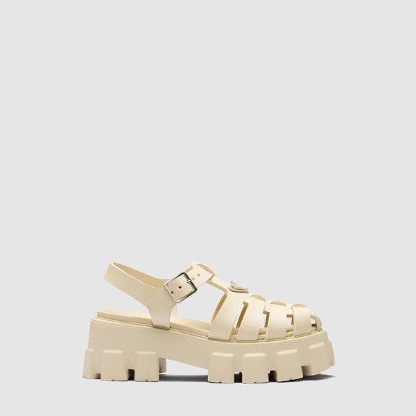 ❤프라다 여성 모놀리스 크로셰 케이지 샌들 - Prada Womens Monolis Crochet Cage Sandals - prs6896x