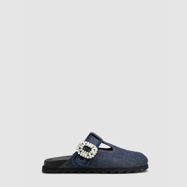 ❤로저비비에 여성 슬라이디 비브 뮬 - Roger Vivier Womens Slidey Viv Mule - ros6918x