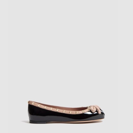 ❤발렌티노 여성 락스터드 발레리나 - Valentino Womens Rockstud Ballerina - vas6935x