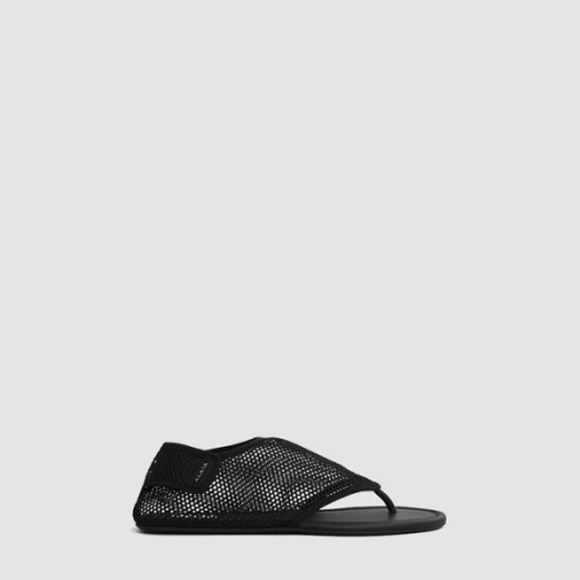 ❤알라이아 여성 피시넷 통 샌들 - Alaia Womens Fishnet thong sandals- als6945x