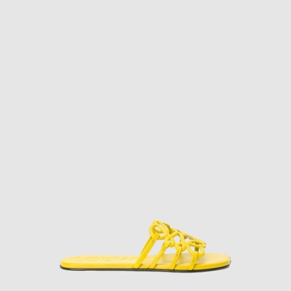 ❤로에베 여성 페탈 아나그램 슬라이드 - Loewe Womens Petal Anagram Slipper - los6960x