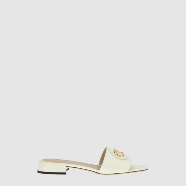 ❤발렌티노 여성 브이로고 시그니처 카프스킨 슬라이드 샌들 - Valentino Womens V-Logo Signature Calfskin Slide Sandals - vas6987x