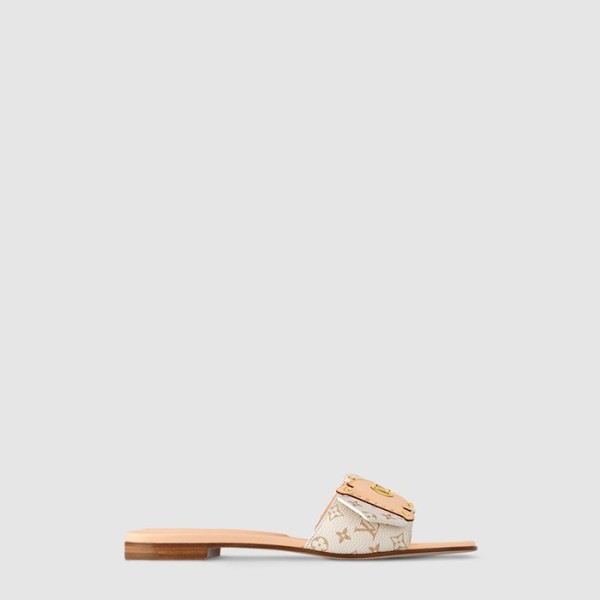 ❤루이비통 여성 LV 프레임 플랫 뮬 - Louis vuitton Womens LV Frame Flat Mule - lvs7018x