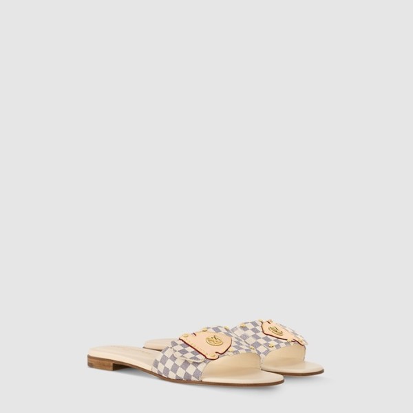 ❤루이비통 여성 LV 프레임 플랫 뮬 - Louis vuitton Womens LV Frame Flat Mule - lvs7021x