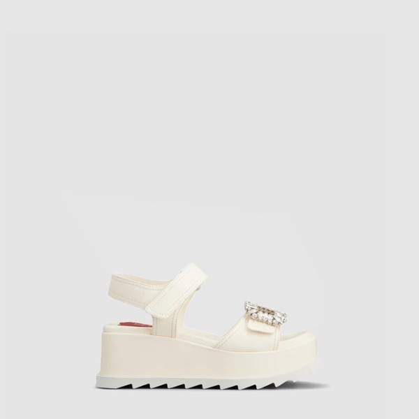 ❤로저비비에 여성 슬라이디 비브 웨지 샌들 - Roger Vivier Womens Slidey Vivi Wedge Sandals - ros7024x