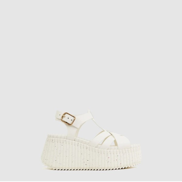 ❤끌로에 여성 NAMA 웨지 샌들 - Chloe Womens NAMA Wedge Sandals - chs7045x