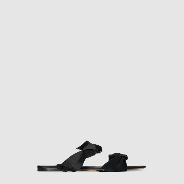 ❤더 로우 여성 Vika 새틴 노트 샌들 - The Row Womens Vika Satin Knot Sandals - ths7077x