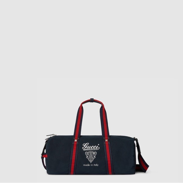 ❤구찌 남성 라지 프린트 캔버스 더플백 - Gucci Mens Large Print Canvas Duffle Bag - gub7867x