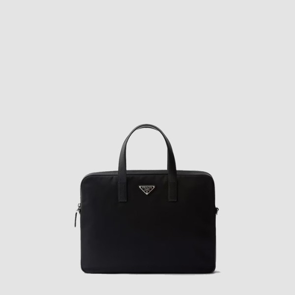 ❤프라다 남성 리나일론 사피아노 가죽 브리프케이스 2VE368 - Prada Mens Re-Nylon Saffiano Leather Briefcase - prb7919x