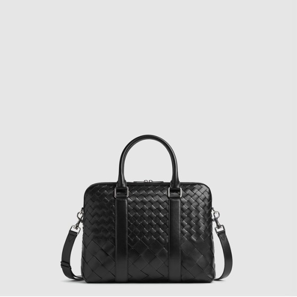 ❤보테가베네타 남성 슬림 인트레치아토 브리프케이스 - Bottega Veneta Mens Slim Intrecciato Briefcase - bvb8154x