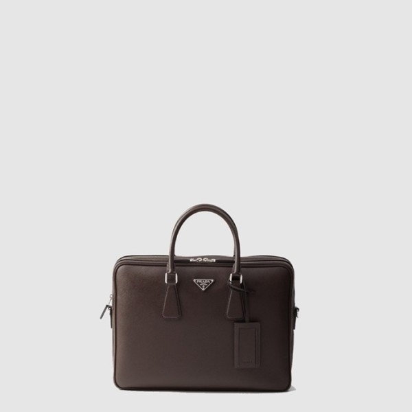 ❤프라다 남성 사피아노 가죽 브리프케이스 2VE022 - Prada Mens Saffiano Leather Briefcase - prb8182x