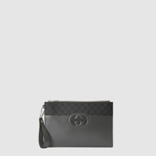 ❤구찌 남성 컷아웃 인터로킹 G 클러치 - Gucci Mens Cutout Interlocking G Clutch - gub8966x