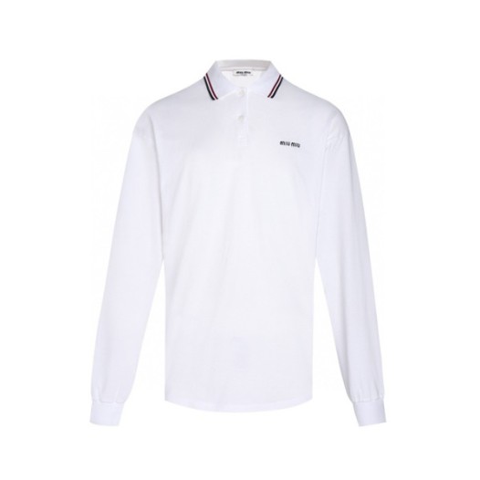 ❤미우미우 남성 폴로 긴팔티 - Miumiu Mens Polo Tshirt - mic7822x