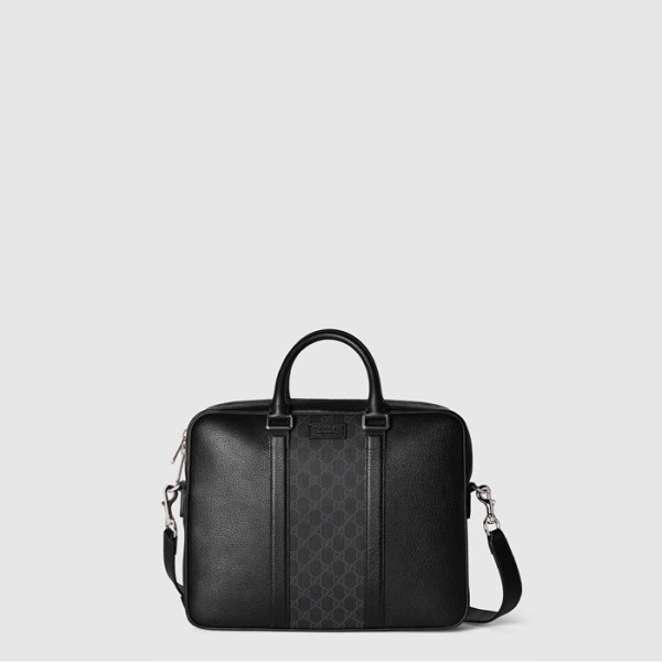❤구찌 남성 태그 장식 미디엄 GG 브리프케이스 - Gucci Mens Medium GG Briefcase With Tag Decoration - gub9183x