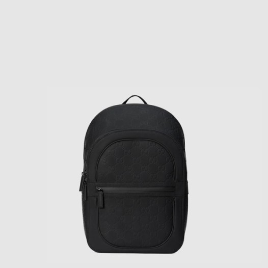 ❤구찌 남성 GG 러버 효과 백팩 - Gucci Mens GG Rubber Effect Backpack - gub9204x