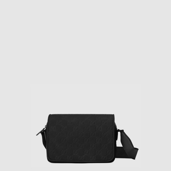 ❤구찌 남성 GG 러버 효과 크로스백 - Gucci Mens GG Rubber Effect Crossbody Bag - gub9220x