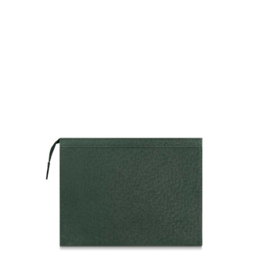 ★루이비통 남성 포쉐트 보야주 MM 클러치 M81556 블랙 그린 - Louis vuitton Mens Pochette Voyage - lvb9271x