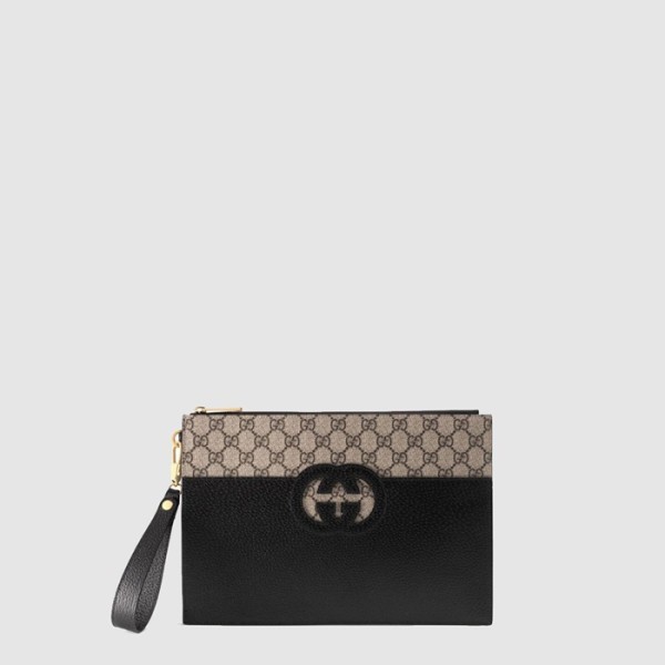 ❤구찌 남성 컷아웃 인터로킹 G 클러치 - Gucci Mens Cutout Interlocking G Clutch - gub9293x