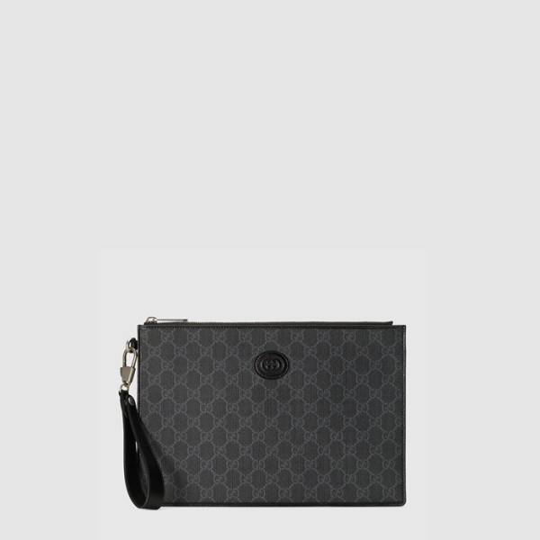 ❤구찌 남성 인터로킹 G 디테일의 파우치 - Gucci Mens Pouch with Interlocking G Detail - gub9298x