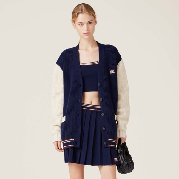 ❤미우미우 여성 브이넥 가디건 - Miumiu Womens V-neck Cardigan - mic7861x