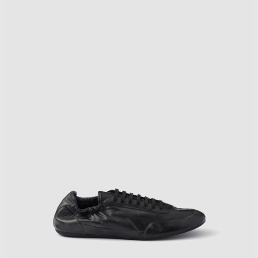 ❤프라다 남성 컬랩스 가죽 스니커즈 - Prada Mens Collapsible Leather Sneakers - prs7124x