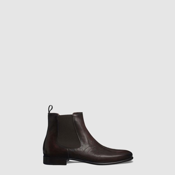 ❤벨루티 남성 콘트라스트 오슬로 레더 부츠 - Berluti Mens Contrast Oslo Leather Boots - bes7507x