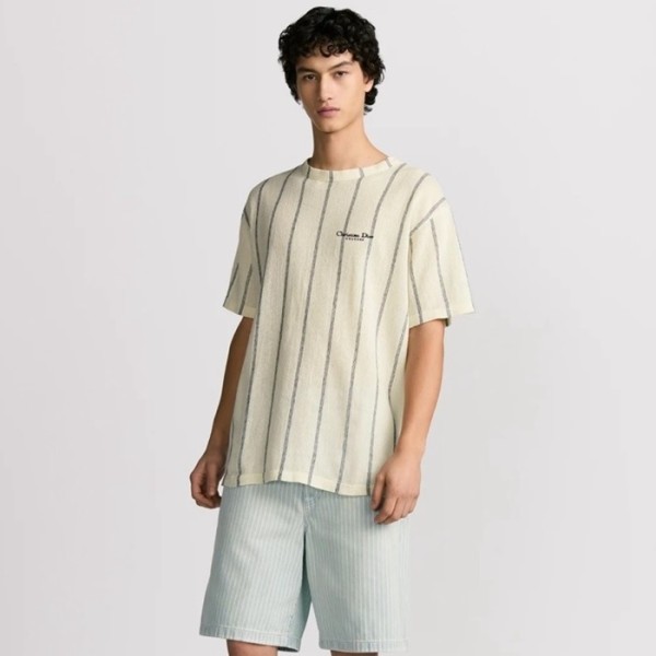 ❤디올 남성 라운드 반팔 티셔츠 - Dior Mens Round Tshirt - dic7921x