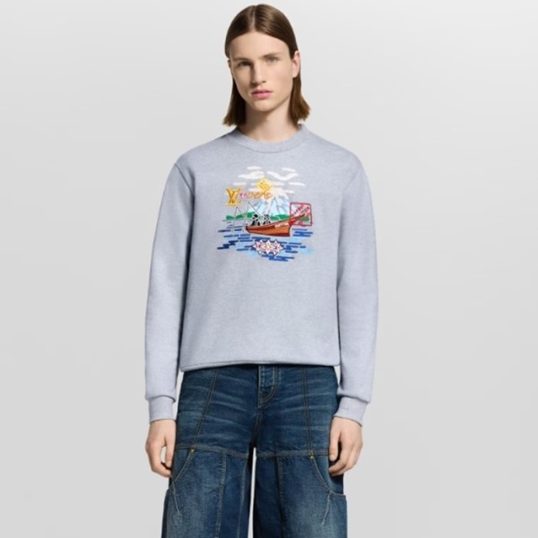 ❤루이비통 남성 라운드 맨투맨 - Louis vuitton Mens Round Tshirt - lvc7944x