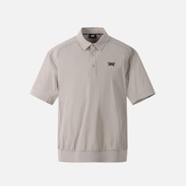 ❤PXG 남성 썸머 우븐 루즈핏 카라 숏 슬리브 티셔츠 - gol1773x