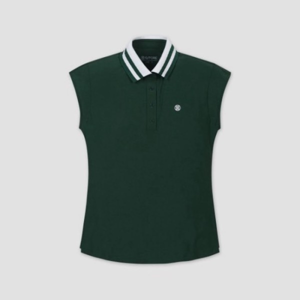 ❤[G/FORE] 지포어 여성 드롭 숄더 카라 티셔츠 - gol1775x