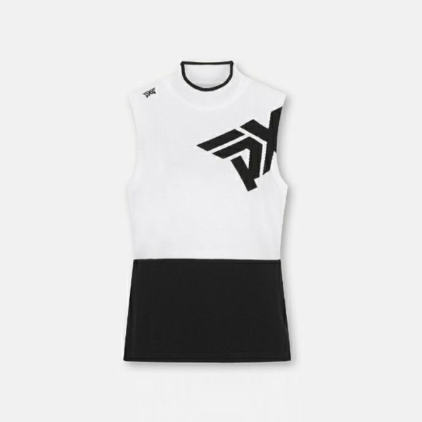 ❤PXG 여성 빅 로고 니트 베스트 - gol1784x