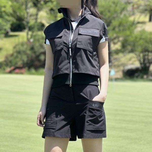 ❤[Amazing Cre] 어메이징크리 여성 에어 셔틀 테크 베스트 - gol1816x