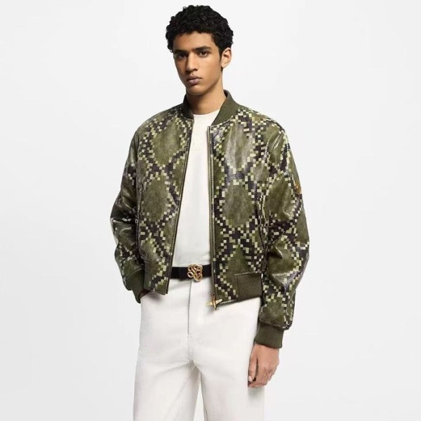 ❤루이비통 남성 가죽 재킷 - Louis vuitton Mens Leather Jacket - lvc7981x