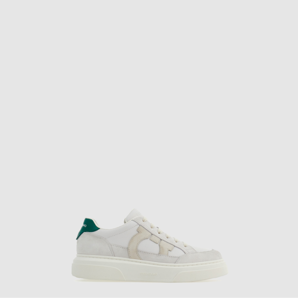 ❤페라가모 간치니 아웃라인 로우 컷 스니커즈 - Ferragamo Gancini Outline Low-Cut Sneakers - fes7606x