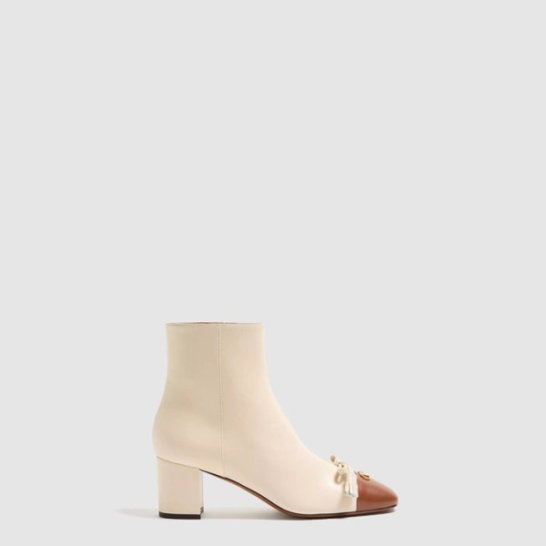 ❤발렌티노 여성 발레 뒤 루아 키드스킨 레더 앵클 부츠 - Valentino Ballet du Roi Kidskin Leather Ankle Boots - vas7809x