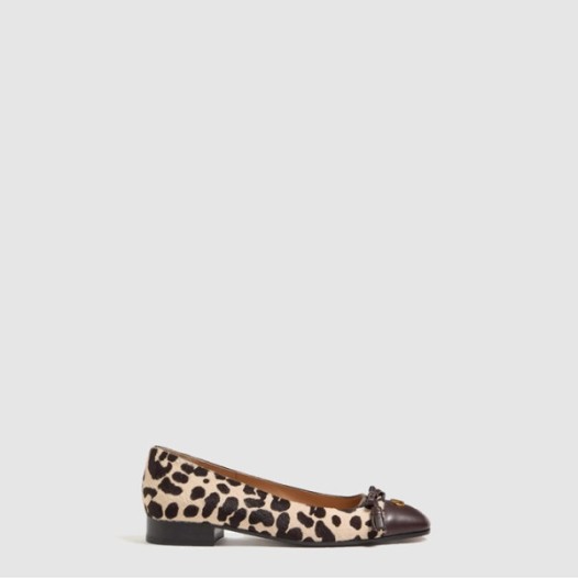 ❤발렌티노 여성 발레 뒤 루아 포니 이펙트 카프스킨 발레리나 - Valentino Ballet du Roi Pony Effect Calfskin Ballerina - vas7811x