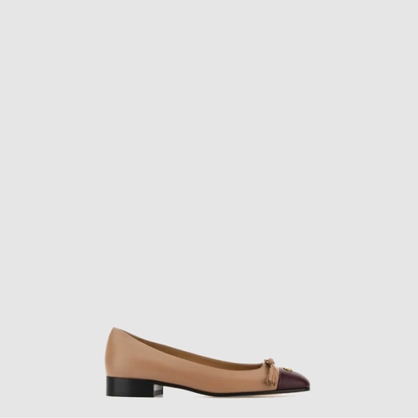 ❤발렌티노 여성 발레 뒤 루아 포니 이펙트 카프스킨 발레리나 - Valentino Ballet du Roi Pony Effect Calfskin Ballerina - vas7812x