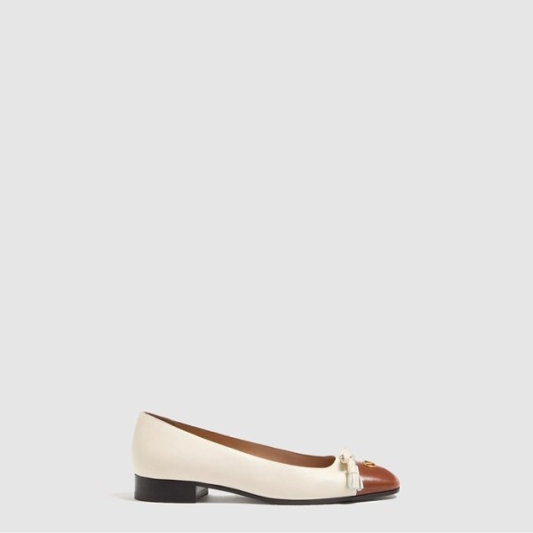 ❤발렌티노 여성 발레 뒤 루아 포니 이펙트 카프스킨 발레리나 - Valentino Ballet du Roi Pony Effect Calfskin Ballerina - vas7813x