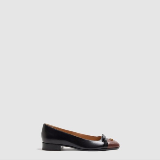 ❤발렌티노 여성 발레 뒤 루아 포니 이펙트 카프스킨 발레리나 - Valentino Ballet du Roi Pony Effect Calfskin Ballerina - vas7814x