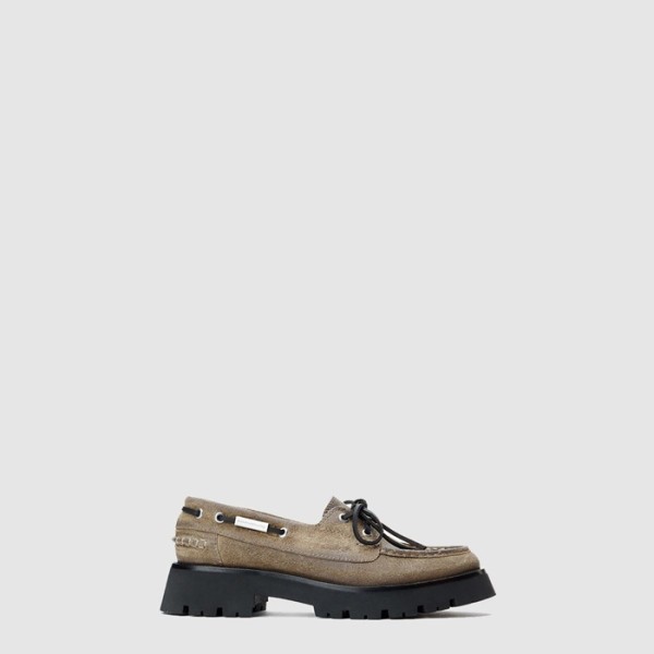 ❤알렉산더왕 여성 스웨이드 카슨 보트 로퍼 - Alexander Wang Suede Carson Boat Loafer - als7824x