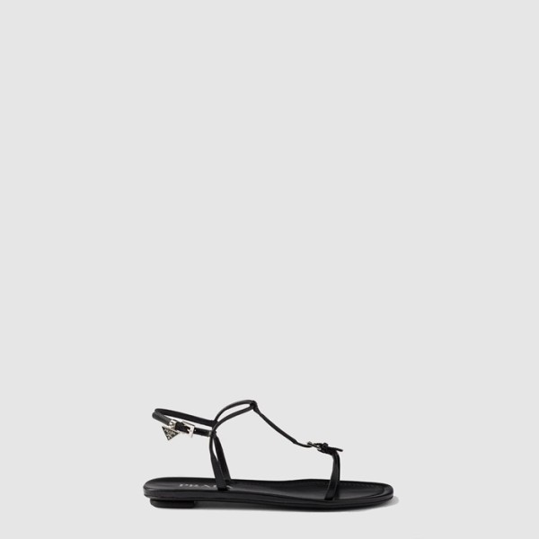 ❤프라다 여성 플랫 가죽 샌들 -  Prada Flat Leather Sandals - prs7921x