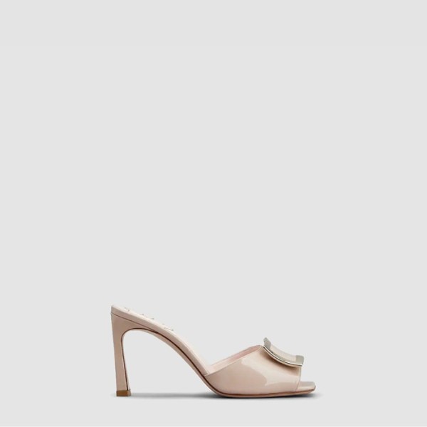 ❤로저비비에 여성 트럼펫 메탈 버클 뮬 - Roger Vivier Womens Trompette Metal Buckle Mule - vis7924x