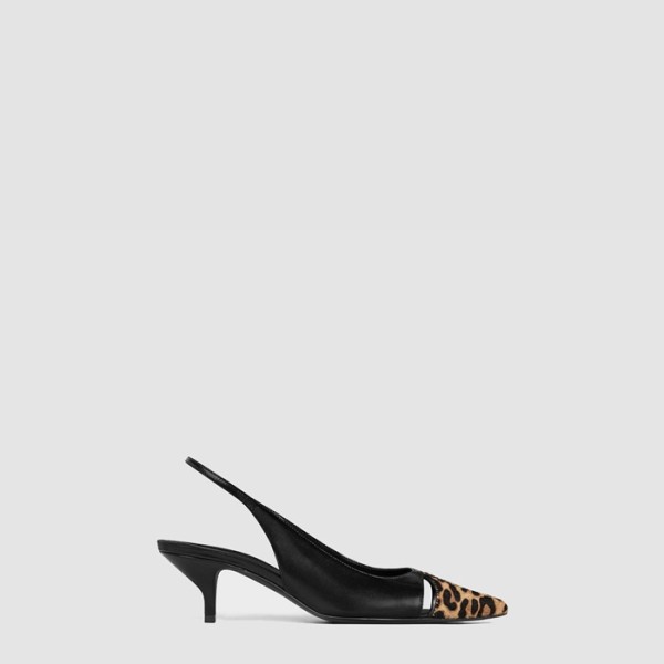 ❤셀린느 여성 레오파드 프린트 헤어리 카프스킨 - Celine Leopard Print Hairy Calfskin - ces7945x