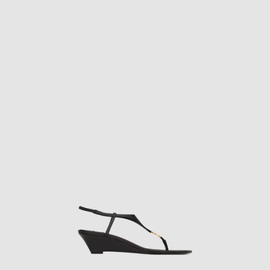 ❤입생로랑 여성 스무스 카산드라 웨지 - Saint Laurent Smooth Cassandra wedge - yss8018x