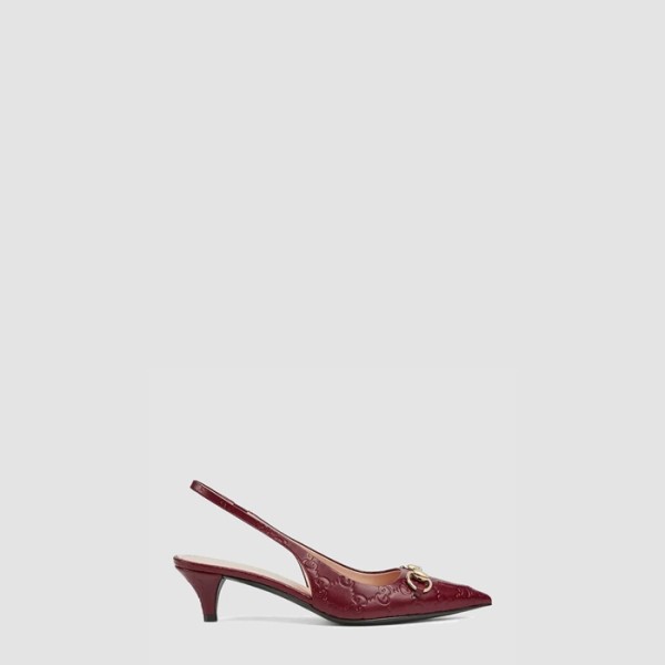 ❤구찌 여성 홀스빗 슬링백 펌프스 - Gucci Womens Horsebit Slingback Pumps - gus8037x