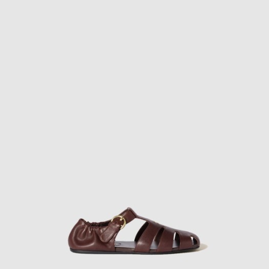 ❤미우미우 여성 루슈 나파 가죽 피셔맨 샌들 - Miu Miu Luscious Nappa Leather Fisherman Sandals - mis8043x